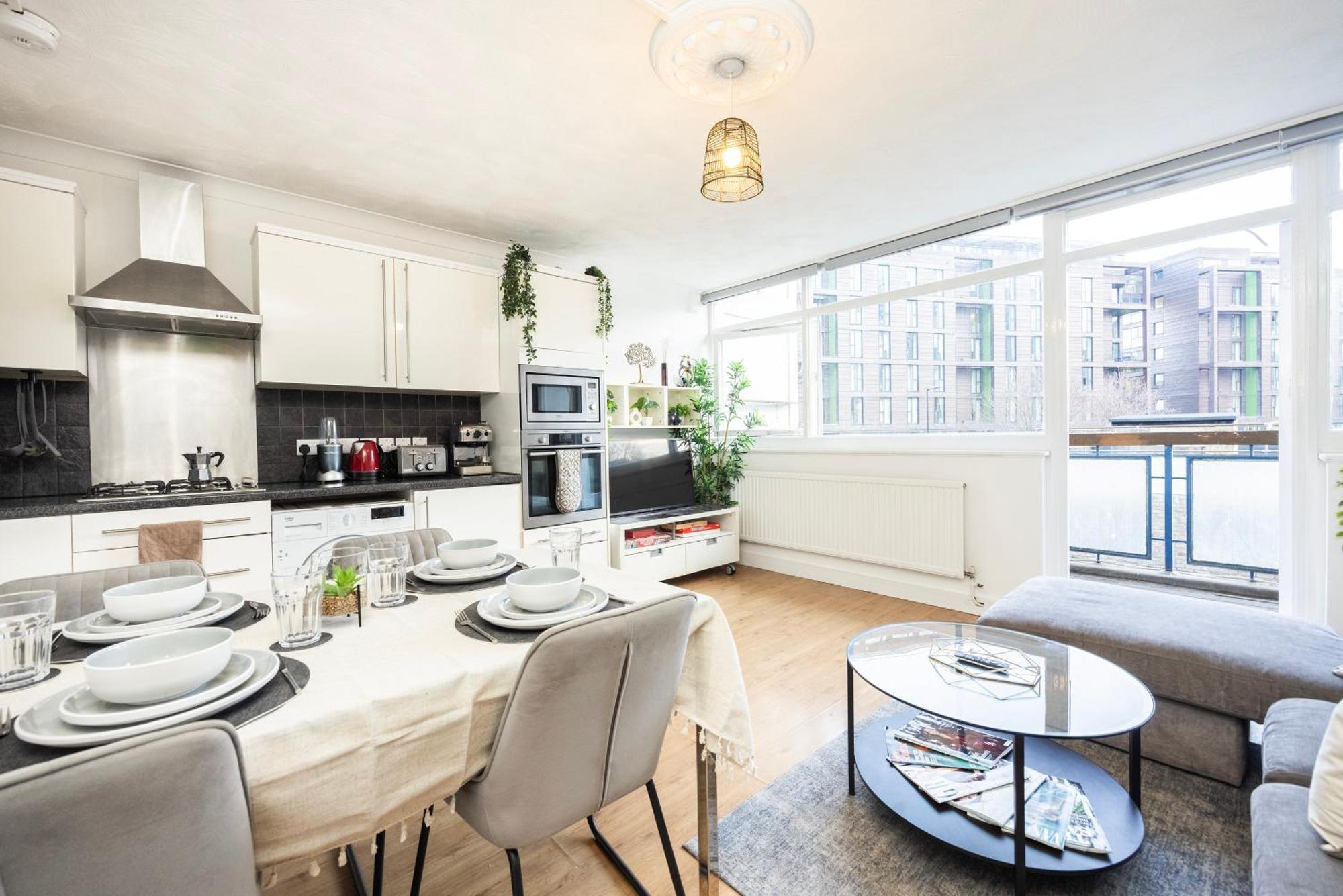 Trendy 4 Bed Apartment Near Vibrant Shoreditch W Balcony And Walking Distance To Tube London Exterior foto